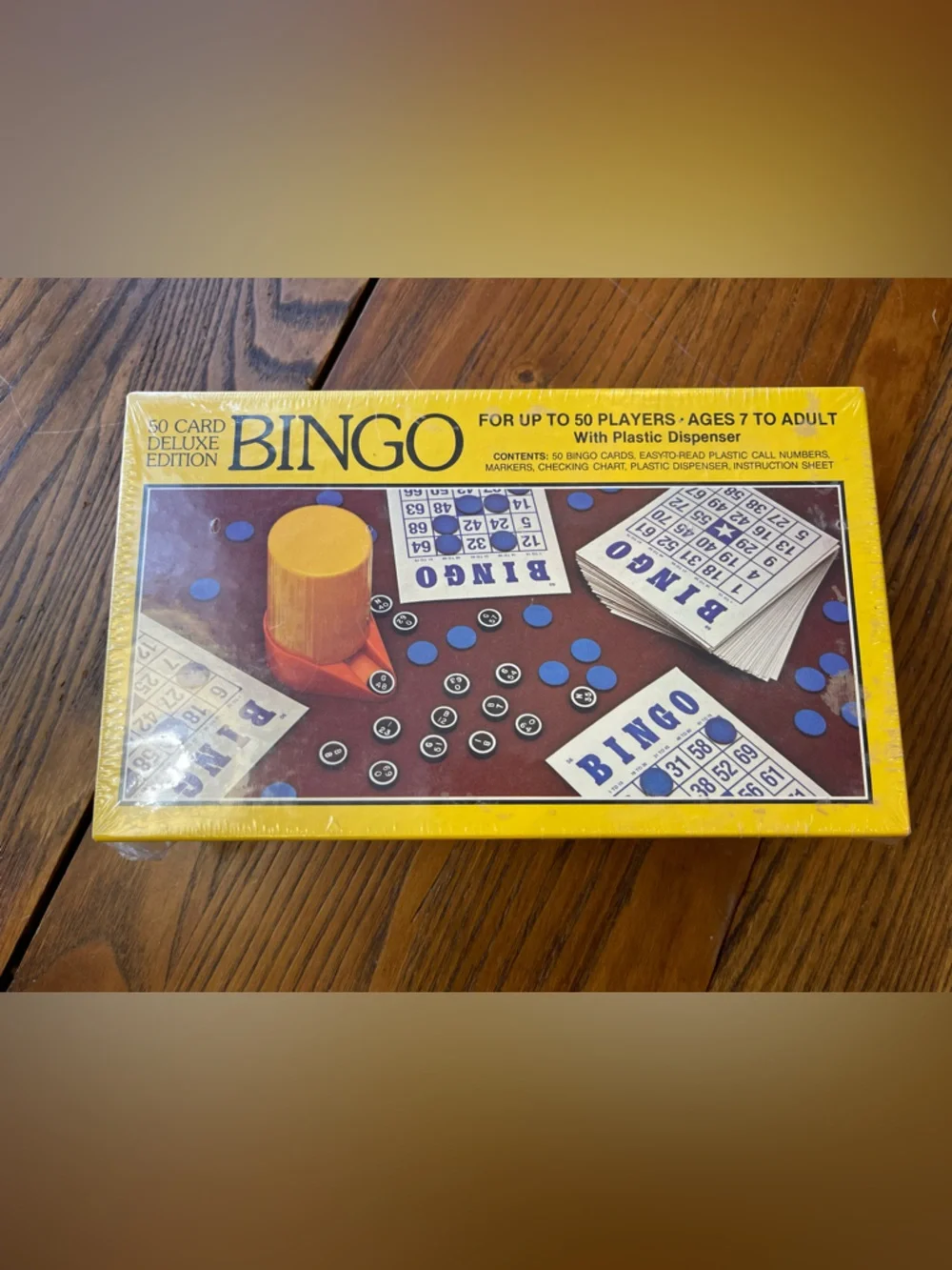 1981 Bingo Deluxe 50-Card Game Set - NWT - Picture 3 of 7